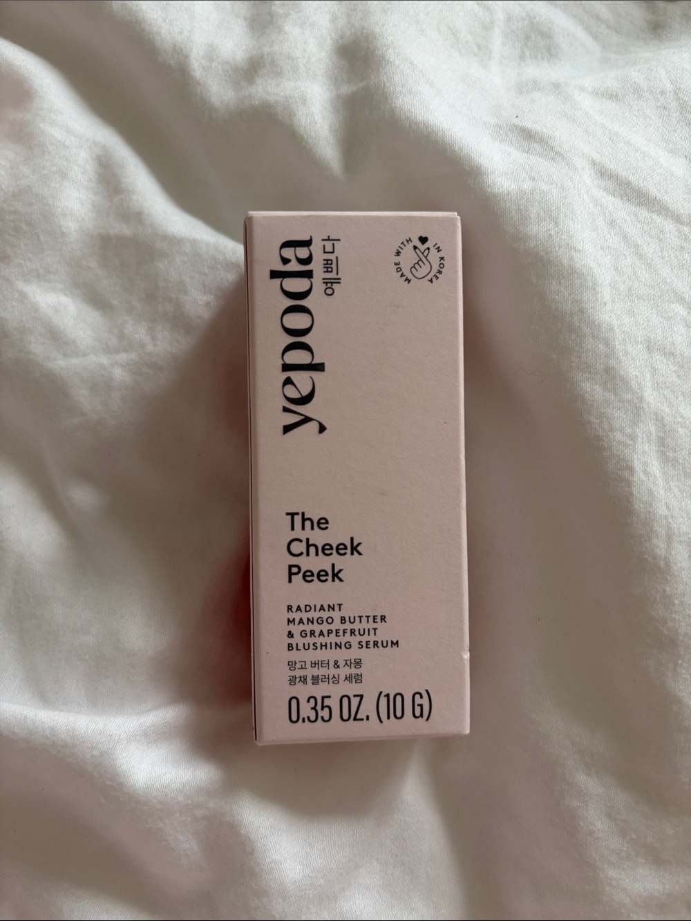 Yepoda The Cheek Peek Blushing Serum - fire camellia